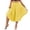 Yellow, variant on biudgviw Plus Size Capris for Women Loose Flowy Wide Leg Capri Pants Casual Elastic Waist Cropped Culottes Summer Clothes
