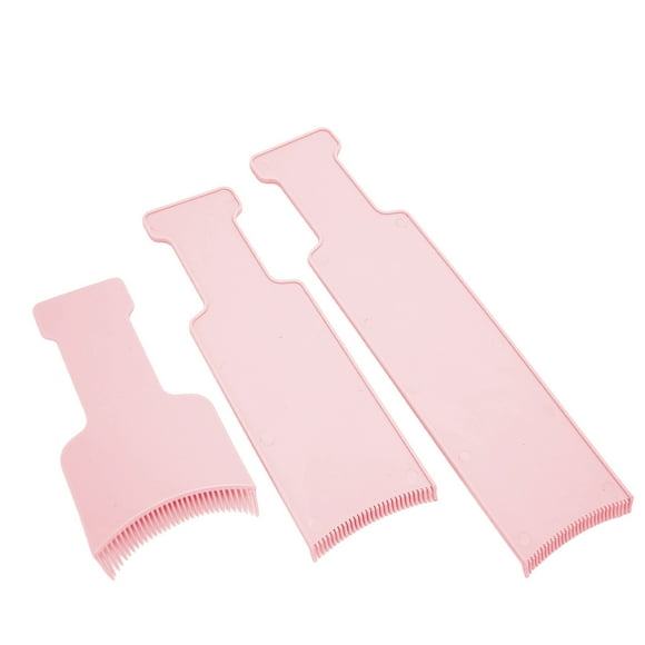 Hair Highlighting Comb Set, 3pcs Long Hair Highlighting Sectioning Board Barber Flat Top Paddle Board Comb, DIY Hairdressing Tint Hair Brush Tool for Hair Dye