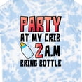 thumbnail image 4 of Inktastic Party at My Crib 2 A.m. Bring Bottle Baby Humor Boys or Girls Toddler T-Shirt, 4 of 5