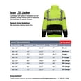 thumbnail image 3 of Tingley Men's Jacket, Polyurethane/Polyester, Green; Yellow, 3XL J27122, 3 of 3