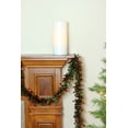 thumbnail image 3 of Northlight 50' x 2.5" Unlit Red/Green with Red Polka Dots Tinsel Christmas Garland, 3 of 3