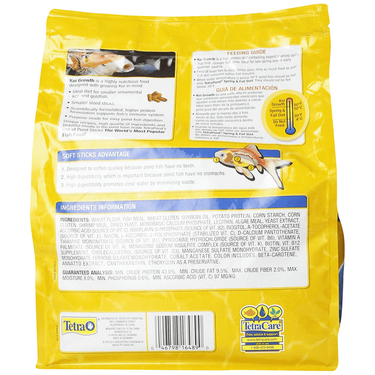 TETRA KOI GROWTH FOOD 9.52 OZ. - The Hidden Reef, Inc