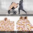 thumbnail image 6 of Car Seat Cover Baby, Hot Dog Lover Print Baby Car Seat Cover for Baby Boys Girls Newborn , Infant Car Seat Canopy Cover Nursing Breastfeeding Cover Warm Blanket, 6 of 7