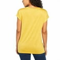 thumbnail image 4 of Orvis Ladies' V-Neck Tunic Knit Top, Mustard Large, 4 of 5