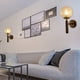 thumbnail image 3 of Apliques de pared modernos Lámpara de pared con pantalla de cristal en forma de globo Interior del hogar, 3 of 8