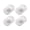 A, variant on 4 Pack Adjustable Noise Less Furniture Wheel Base Casters Sliders Tool Less Assembly ABS Stainless Steel Construction