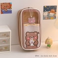 thumbnail image 3 of Estuche para lápices Kawaii: lindo estuche estético para lápices para niñas, estuche para lápices de gran capacidad, 3 of 3
