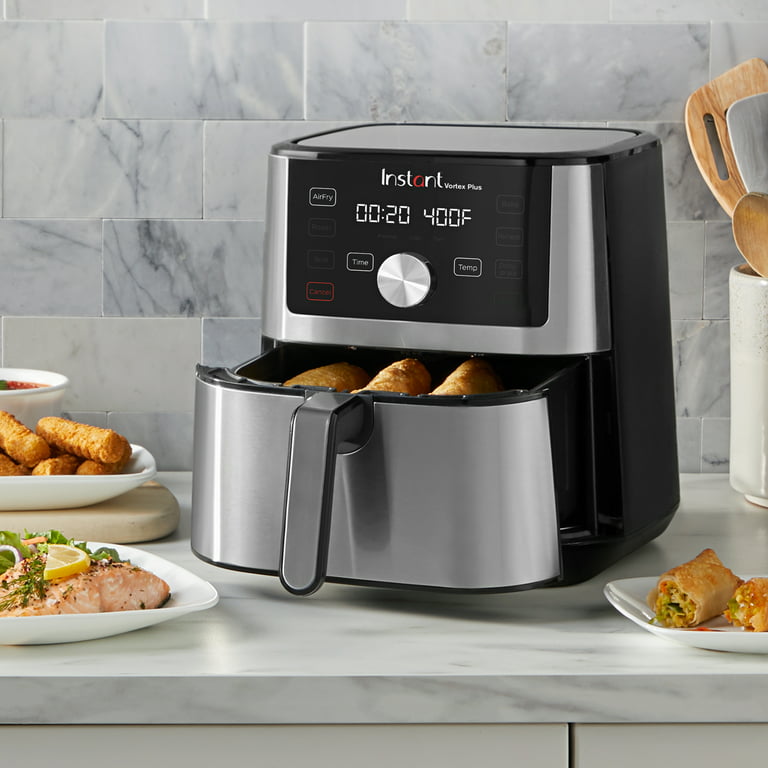  Instant Pot 10-Quart Air Fryer, From the Makers of Instant Pot,  7-in-1 Functions, with EvenCrisp Technology, App with over 100 Recipes,  Stainless Steel : Home & Kitchen