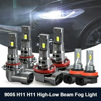 BSBSDJB LED Headlight Bulbs for GMC Terrain 2010-2015 High Low Beam Fog Light 6500K