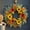 #24D, variant on Fall Artificial Wreath Set, Sunflower Pumpkin Star Decor, Front Door Floral Swag, Offers 4 Complete Styles and Hangs with Sturdy Base for Front Door, Wall Mount, and Window Frame.