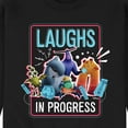 thumbnail image 3 of Monsters Inc.  - Laughs In Progress  - Men's Crew Neck Fleece Pullover, 3 of 5