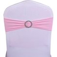 thumbnail image 2 of SHAR Blue Elastic Chair Headband with Buckle - Wedding Chair Bow (10pc), 2 of 5