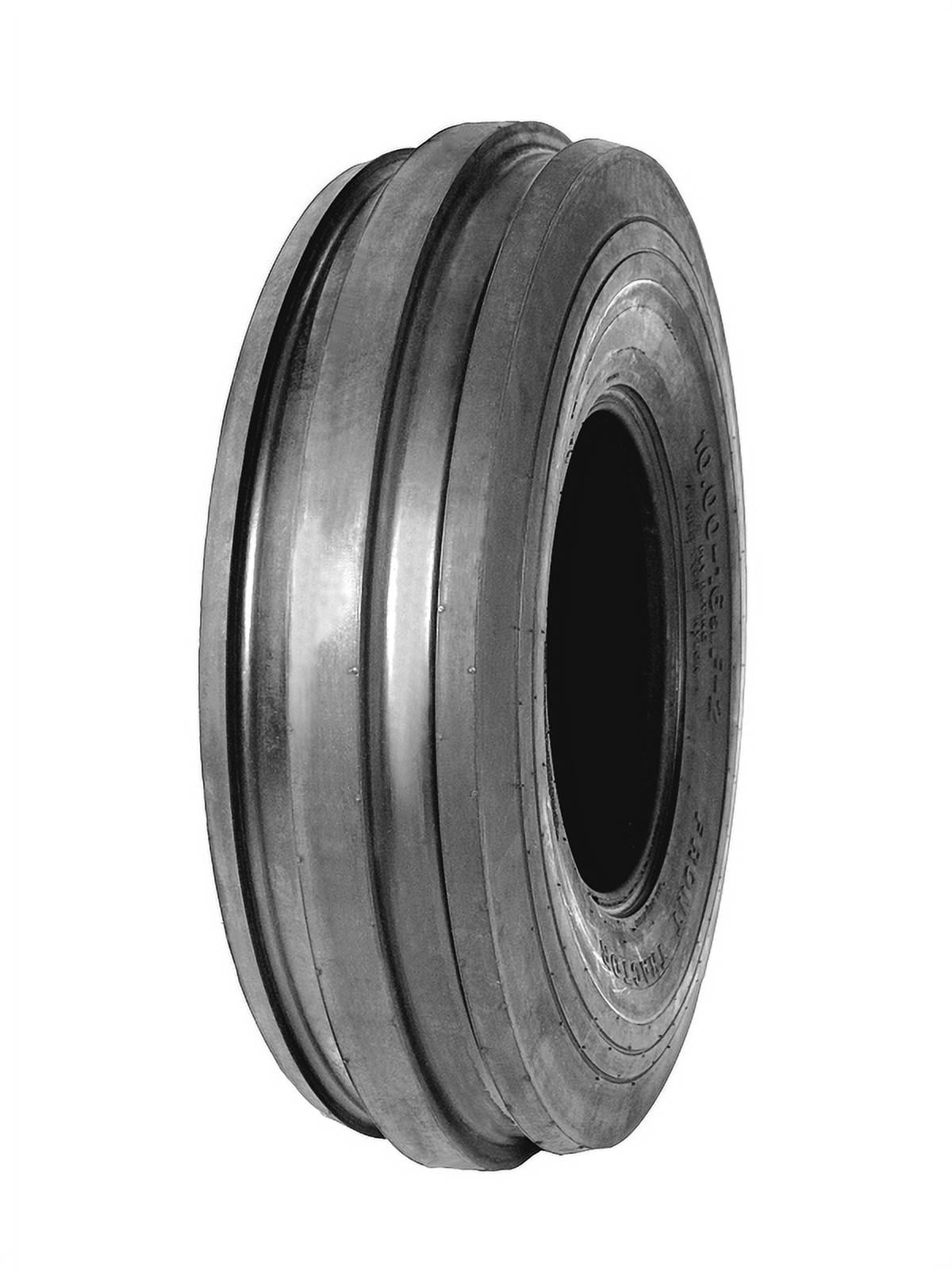 Triple Rib Front Tractor Tire Set of 2 500X15 5.00X15 500-15 With Tubes 