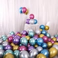thumbnail image 5 of Globos Metálicos Afortunado Paquete De 50 De Colores Fiesta De Cumpleaños, 5 of 5