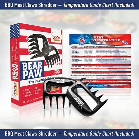 Best BBQ Meat Claws Shredder Bear Claw Tool Carving Fork Meat Handing Claw - 1Pack, SAVE LOTS of TIME and Effort PULLING AND SHREDDING your favorite grilled meats..., By Art and