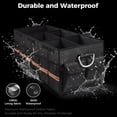 thumbnail image 3 of MORSUMA Car Trunk Organizer Foldable Large Capacity SUV Accessories Organizer with Multiple Compartments, Black, 3 of 6