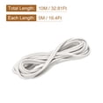 thumbnail image 2 of Uxcell 10M/32.81Ft Silicone Window Screen Spline Sealing Strip, 6mm OD White, 2 of 6