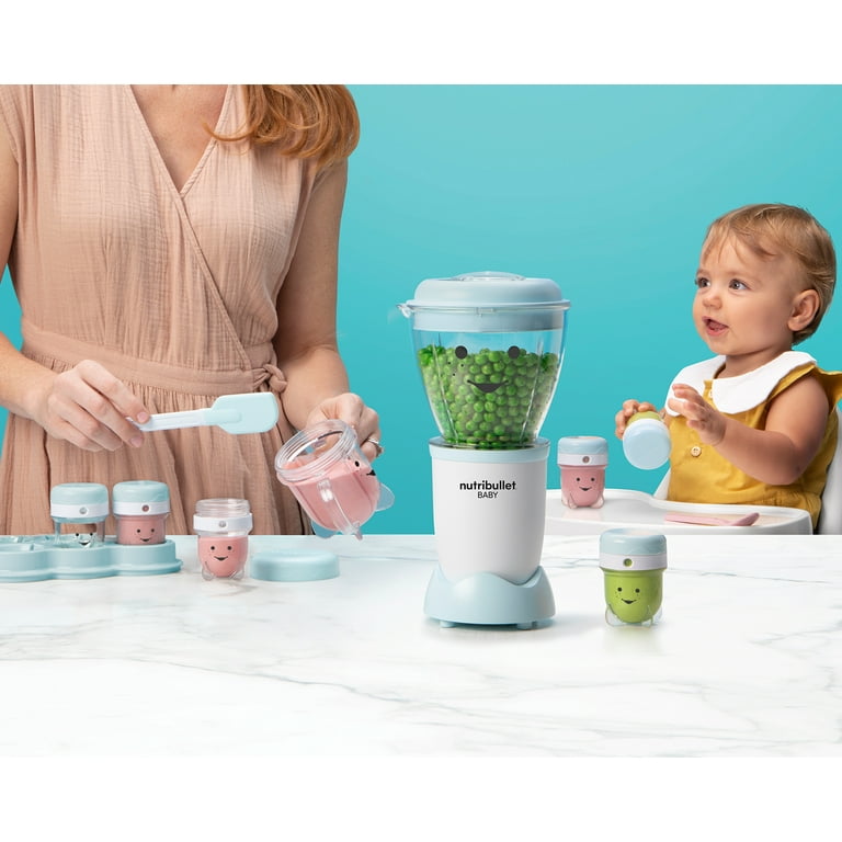 Nutribullet Baby® Baby Food Blender 16 Piece NBY10100 – Blue/White
