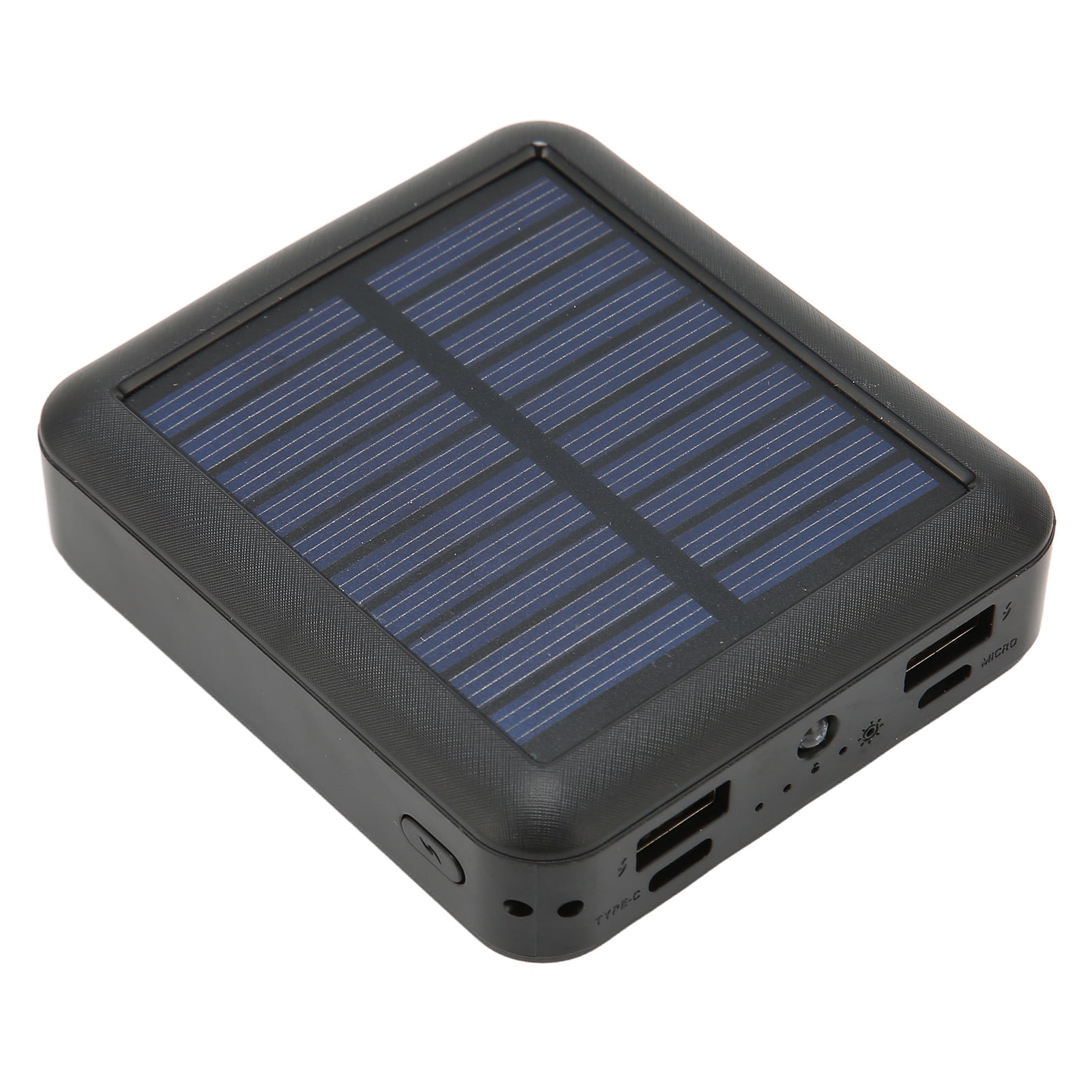 Portable Solar Power Bank With Cable, 20000mAh, Shockproof, Ideal For Travel  Emergency Use