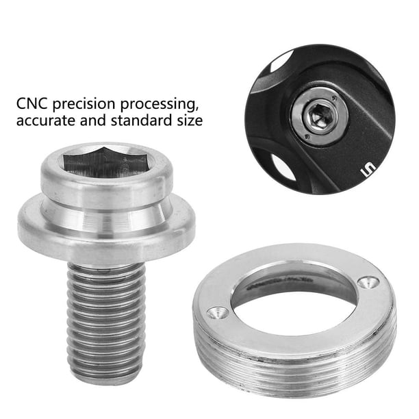 Qiilu Crank Bolt Extractor, Crank Bolt,M8*15mm Mountain Road Bike