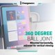 thumbnail image 5 of Soporte universal para tablet CHARGEWORX con rotación de 360° y diseño plegable, 5 of 8