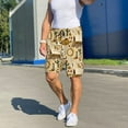 thumbnail image 4 of Haiem Wild West Cowboy Men's Pajama Short with Soft Woven Cotton Elastic Waistband Sleep Short-4X-Large, 4 of 9