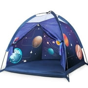 Hot Bee Space Play Tent for Kids,Indoor & Outdoor Large Kids Play Tent for Imaginative Games Gift for Children 3-8 Years Old