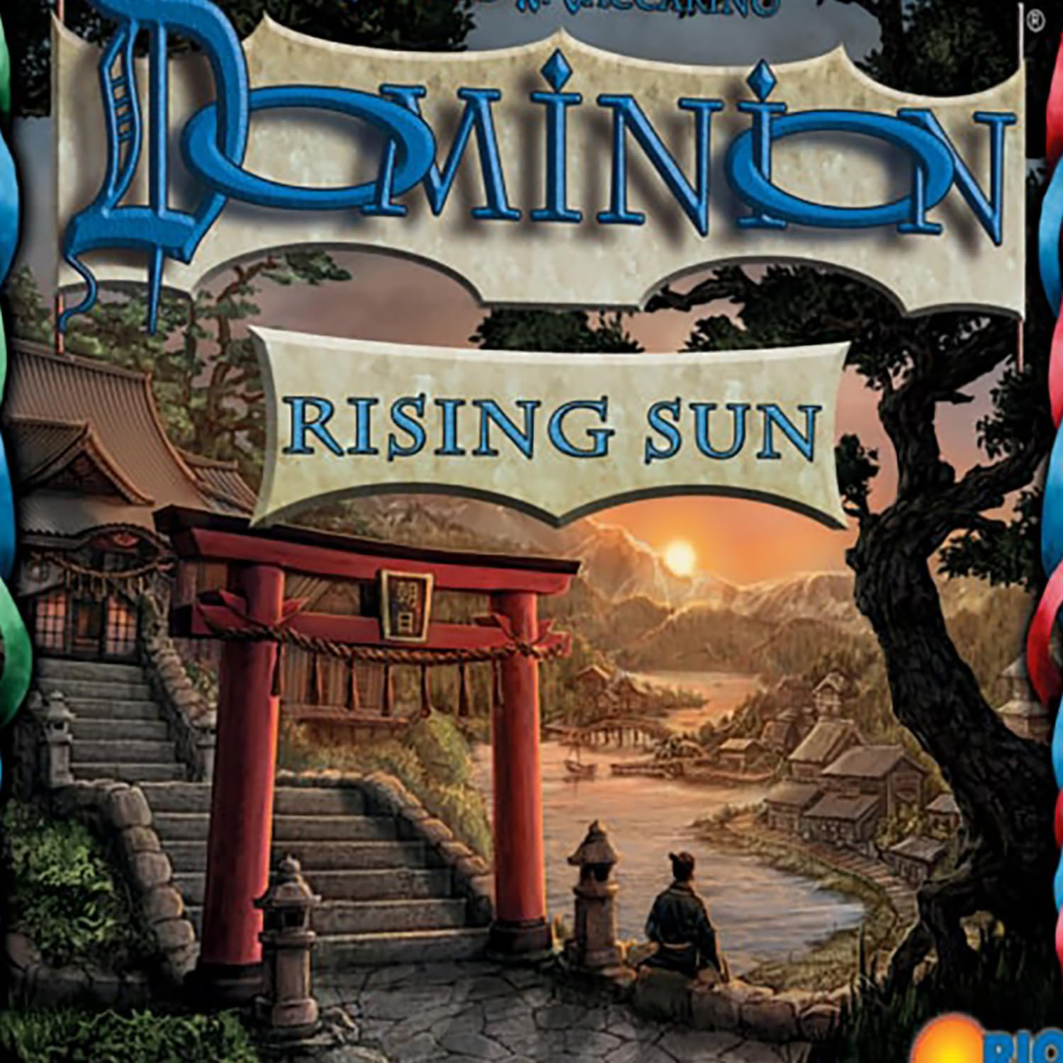 Rio Grande Games: Dominion: Rising Sun Expansion - Strategy Board Game, Sea Merchant & Trading Game, New Cards & Piles, Ages 14+, 2-4 Players, 30 Min