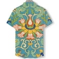 thumbnail image 3 of EGNMCR T-Shirts pour Hommes, Chemise Décontractée à Boutons, Imprimé Plage, Col Rabattu, Manches Courtes, Cadeaux pour Hommes, 3 of 3