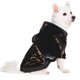 thumbnail image 2 of Fotbe Gold Pattern Black Skull Sudadera con Estampado para Perros Pequeños – Suéter con Capucha para Mascotas, Tela Suave de Forro Polar con Bolsillo-X-Large, 2 of 7