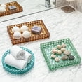 thumbnail image 5 of 3 Pcs Silicone Tray Molds For Resin, Diamond Pattern, Round Square Rectangular, Epoxy Mold DIY, Jewelry Trinket Container Mold, Resin Casting, Concrete, Candle Holder, 5 of 5