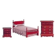 Aztec Imports, Inc. Dollhouse Miniature 3-Pc. Everest Bedroom Set