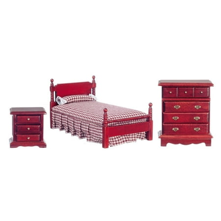Aztec Imports, Inc. Dollhouse Miniature 3-Pc. Everest Bedroom Set
