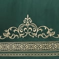 thumbnail image 5 of Balmoral Royal Style Bedding, Gold-Embroidered Emerald Green, 11-pc King Comforter Set, 5 of 5