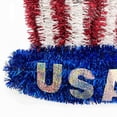 thumbnail image 7 of 4th of July Decor Wreath, Independence Day Garland Decoration Hanging Decoration Red White And Blue Five-Pointed Star Hanging Decoration Wall Hanging Door Hanging, 7 of 7