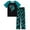 Green Dinosaur, variant on Aideaone Boys' Pajamas Set Short Sleeves Tops & Long Pants 2-Piece Printed Kid Sleepwear Pajamas Set for Boys 6-14Y