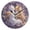 Black, variant on YAZAOO Decorative Wall Clock Size:25cm Cats Embracing in Cosmic Swirls Design Pattern Clock