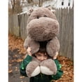 thumbnail image 3 of Peluche BENINY Giant Humongous Hipopótamo 36, de peluche gris, 3 of 8