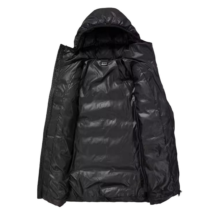 Brnmxoke Men's Long Winter Coats Heavyweight Puffer Jacket with