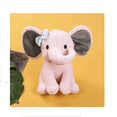 thumbnail image 4 of Elefante De Peluche 25 cm 2 pzs,  MaluberoGRIS ROSA, 4 of 5