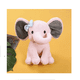 thumbnail image 4 of Elefante De Peluche 25 cm 2 pzs,  MaluberoGRIS ROSA, 4 of 5