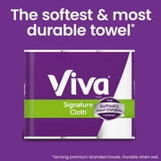 Viva Signature Cloth Paper Towels, 3 AIS1 Double Rolls, 86 Sheets per Roll