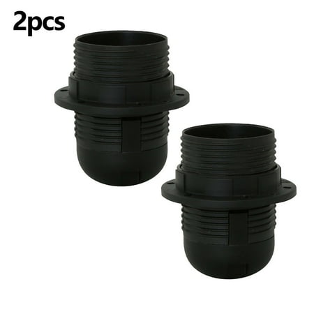 

2Pcs Brand New Plastic Lamp Holder E27 (Es Bulb Holder)