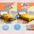 thumbnail image 5 of 16 Pcs Quilt Fixing Clips Duvet Clips Bedding Holder Pins Fasteners Mushroom Round Fixing Clips for Thin Thick Quilts Blanket Sheet Bed Skirt Cushion Curtain (Blue+Pink+White+Gray), 5 of 7