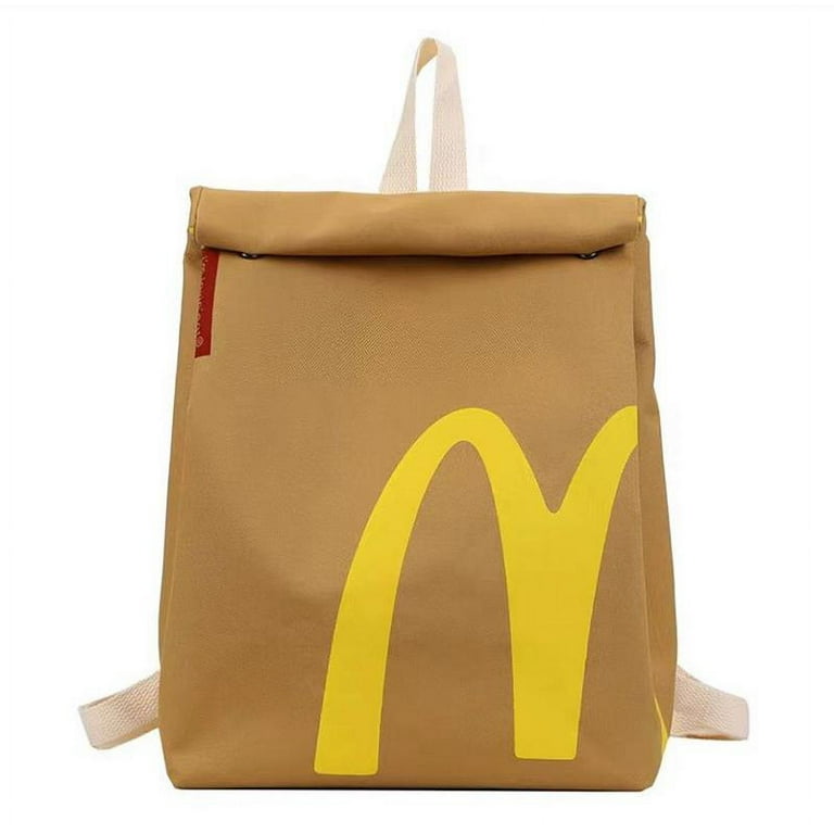 McDonald s Unisex Cute Canvas Rucksacks Canvas School Backpack