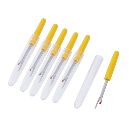 - Plastic Handle Craft Thread Cutter Seam Ripper Stitch Sewing Tool 6 Pcs Yellow