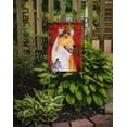 thumbnail image 2 of Carolines Treasures SS4677-FLAG-PARENT Collie Smooth Red Green Snowflakes Christmas Flag  multicolor, 2 of 2