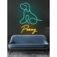 thumbnail image 2 of Handmadetneonsign Dog Name Neon Sign, Dog Neon Sign, Custom Dog Pet Neon Sign, Puppy Neon Light, Name Neon Sign, Dog Name Sign, Wall Décor, 2 of 4
