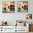 thumbnail image 4 of Designart "Port Port Of silence II" Port Landscape Canvas Print, 4 of 5