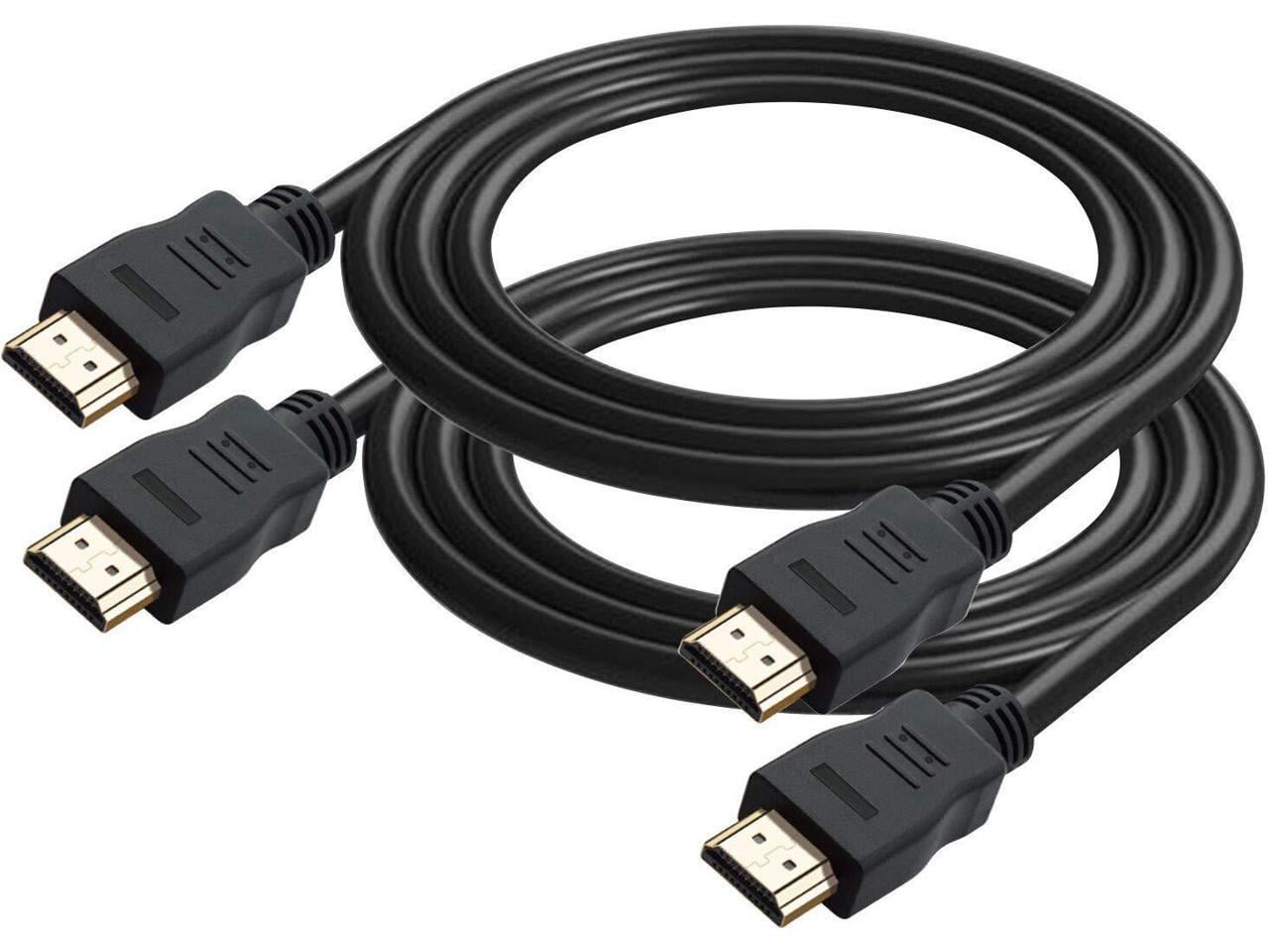 30FT, Black HDMI Cable 4K HDMI 2.0 Ready High Speed with Ethernet Support 10.2Gbps Cmple